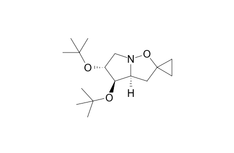 (3aS,4R,5R)-4,5-bis[(2-methylpropan-2-yl)oxy]spiro[3a,4,5,6-tetrahydro-3H-pyrrolo[1,2-b]isoxazole-2,1'-cyclopropane]
