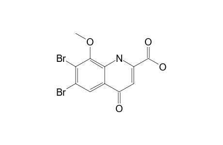 CAELESTINE_D;6,7-DIBROMO-8-METHOXY-4-OXO-DIHYDROQUINOLINE-2-CARBOXYLIC_ACID