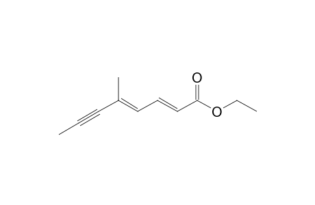 Ethyl 5-methyl-2,4-octadien-6-ynoate