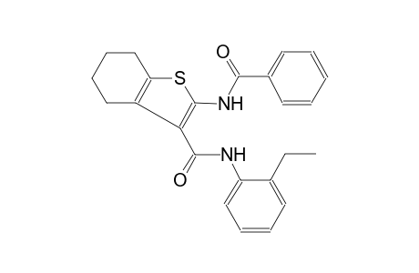benzo[b]thiophene-3-carboxamide, 2-(benzoylamino)-N-(2-ethylphenyl)-4,5,6,7-tetrahydro-