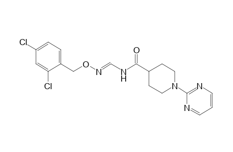 N-FORMYL-1-(2-PYRIMIDINYL)ISONIPECOTAMIDE, N-[O-(2,4-DICHLOROBENZYL)OXIME]
