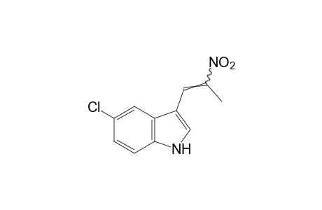 5-chloro-3-(2-nitropropenyl)indole