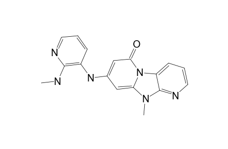 8-AMINO-[3'-(2'-METHYLAMINOPYRIDINE)]-6,10-DIHYDRO-10-METHYL-DIPYRIDO-[1,2-A:2',3'-D]-IMIDAZOL-6-ONE