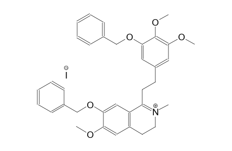 7-(benzyloxy)-1-{2-[3-(benzyloxy)-4,5-dimethoxyphenyl]ethyl}-6-methoxy-2-methyl-3,4-dihydroisoquinolinium iodide