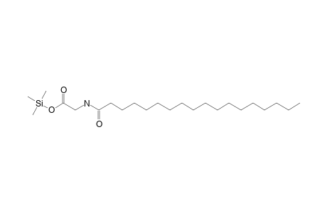 (Stearoylamino)acetic acid, tms