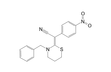 2-(3-BENZYLTETRAHYDRO-2H-1,3-THIAZIN-2-YLIDENE)-4-NITROPHENYLACETONITRILE