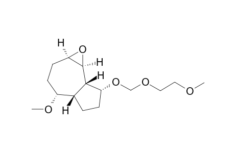 Azuleno[4,5-b]oxirene, decahydro-4-methoxy-7-[(2-methoxyethoxy)methoxy]-, (1a.alpha.,4.alpha.,4a.beta.,7.alpha.,7a.beta.,7b.alpha.)-(.+-.)-
