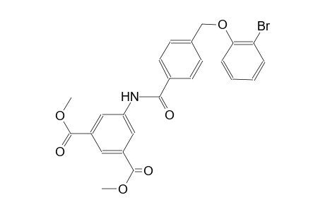 dimethyl 5-({4-[(2-bromophenoxy)methyl]benzoyl}amino)isophthalate