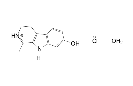 4,9-dihydro-1-methyl-3H-pyrido[3,4-b]indol-7-ol, monohydrochloride, monohydrate