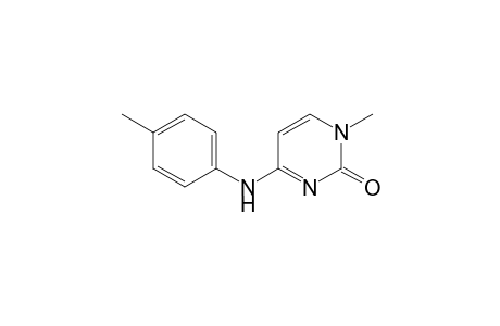 1-Methyl-4-(4-methylanilino)-2-pyrimidinone