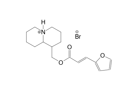 2H-quinolizinium, 1-[[[(2E)-3-(2-furanyl)-1-oxo-2-propenyl]oxy]methyl]octahydro-, bromide, (1R)-