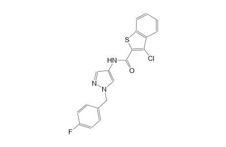 3-chloro-N-[1-(4-fluorobenzyl)-1H-pyrazol-4-yl]-1-benzothiophene-2-carboxamide