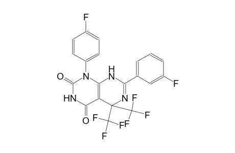7-(3-fluorophenyl)-1-(4-fluorophenyl)-5,5-bis(trifluoromethyl)-5,8-dihydropyrimido[4,5-d]pyrimidine-2,4(1H,3H)-dione