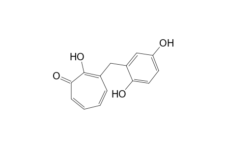 3-(2,5-Dihydroxybenzyl)tropolone