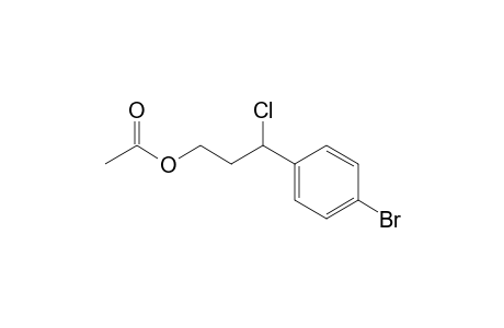 (-)-3-Chloro-3-(4-bromophenyl)propyl acetate