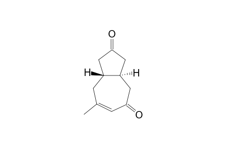 2,5(1H,4H)-Azulenedione, 3,3a,8,8a-tetrahydro-7-methyl-, trans-
