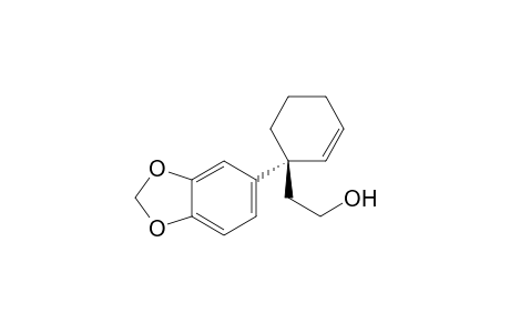 3-(2-Hydroxyethyl)-3-[3,4-(methylenedioxy)phenyl]cyclohex-1-ene