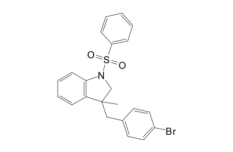N-Phenylsulfonyl-3-(4'-bromobenzyl)-3-methylindoline