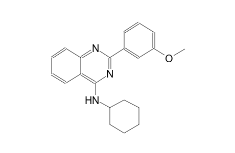 N-cyclohexyl-2-(3-methoxyphenyl)-4-quinazolinamine