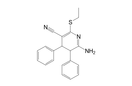 2-amino-6-(ethylthio)-3,4-diphenyl-3,4-dihydropyridine-5-carbonitrile