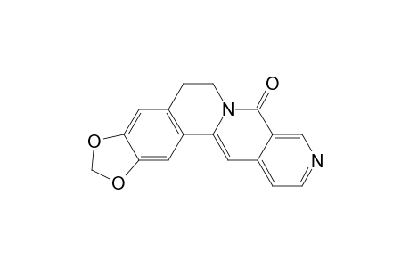 5,6-Dihydro-2,3-(methylenedioxy)-8H-isoquino[2,1-b][2,7]naphthyridin-8-one