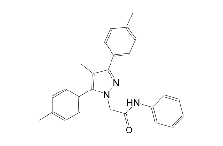 2-[4-methyl-3,5-bis(4-methylphenyl)-1H-pyrazol-1-yl]-N-phenylacetamide