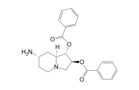 (1S,2S,7S,8aS)-7-Amino-2-(benzoyloxy)octahydro-1-indolizinyl benzoate