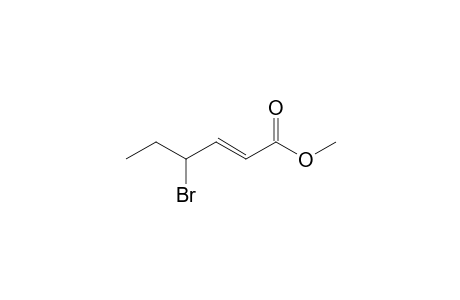(E)-METHYL-4-BROMOHEX-2-ENOATE