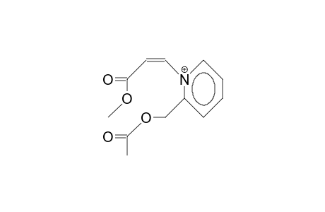 ([Z]-2-Methoxycarbonyl-vinyl)-(2-acetoxymethyl-pyrimidinium) cation