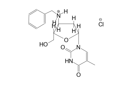 N-benzyl-2-(hydroxymethyl)-5-(5-methyl-2,4-dioxo-3,4-dihydropyrimidin-1(2H)-yl)tetrahydrofuran-3-aminium chloride