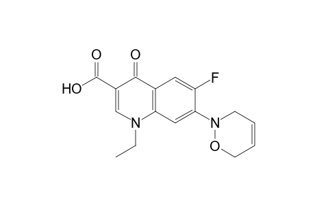 7-(3,6-dihydro-1,2-oxazin-2-yl)-1-ethyl-6-fluoranyl-4-oxidanylidene-quinoline-3-carboxylic acid