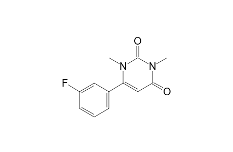 6-(3-fluorophenyl)-1,3-dimethyl-pyrimidine-2,4-dione