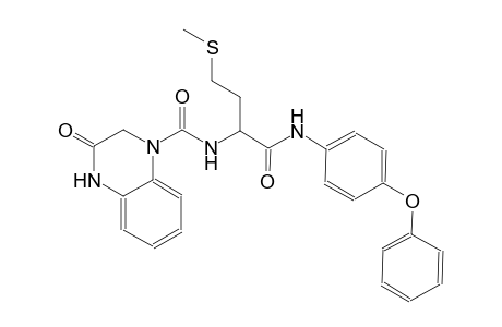 1(2H)-quinoxalinecarboxamide, 3,4-dihydro-N-[(1S)-3-(methylthio)-1-[[(4-phenoxyphenyl)amino]carbonyl]propyl]-3-oxo-