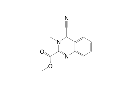 methyl 4-cyano-3-methyl-4H-quinazoline-2-carboxylate