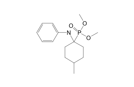 1-DIMETHYLPHOSPHONO-1-PHENYLAMINO-4-METHYL-CYCLOHEXANE