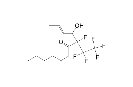 (E)-5-fluoro-4-hydroxy-5-(1,1,2,2,2-pentafluoroethyl)-2-dodecen-6-one