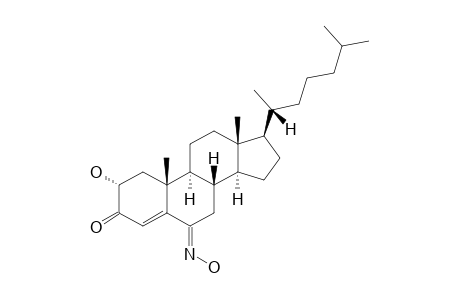 2-ALPHA-HYDROXY-6-(E)-HYDROXIMINO-CHOLEST-4-EN-3-ONE