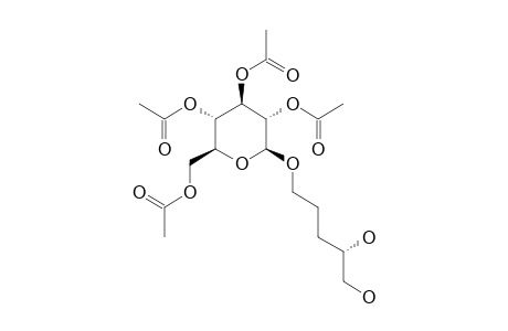 (4S)-4,5-DIHYDROXYPENTYL-TETRA-O-ACETYL-BETA-D-GLUCOPYRANOSIDE