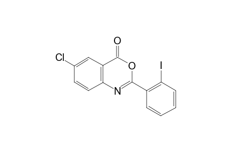6-Chloro-2-(2-iodophenyl)-4H-3,1-benzoxazin-4-one