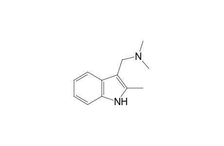 3-[(dimethylamino)methyl]-2-methylindole