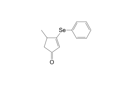 4-methyl-3-(phenylseleno)cyclopent-2-en-1-one