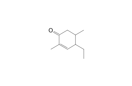 4-ethyl-2,5-dimethylcyclohex-2-en-1-one