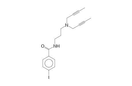 N-[3-(Di-but-2-ynyl-amino)-propyl]-4-iodo-benzamide