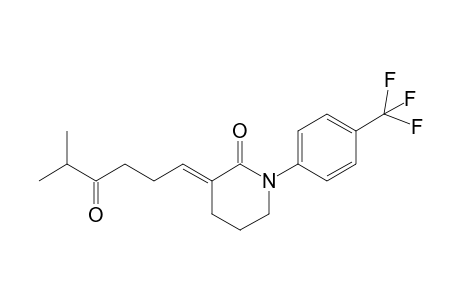 (E)-3-(5-Methyl-4-oxo-hexylidene)-1-(4-trifluoromethyl-phenyl)-piperidin-2-one