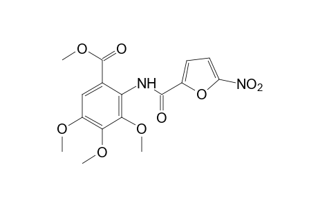 N-(5-nitro-2-furoyl)-3,4,5-trimethoxyanthranilic acid, methyl ester