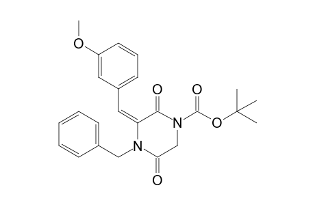 4-Benzyl-1-tert-butyloxycarbonyl-3-(3-methoxybenzylidene)piperazine-2,5-dione