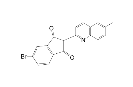 5-Bromanyl-2-(6-methylquinolin-2-yl)indene-1,3-dione