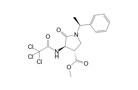 (3R,4S,1'S)-4-Methoxycarbonyl-1-(1'-phenylethyl)-3-(trichloroacetylamino)pyrrolidin-2-one