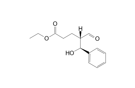 (4S,5S)-4-formyl-5-hydroxy-5-phenyl-valeric acid ethyl ester