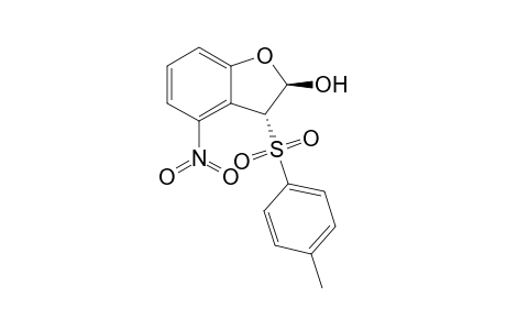 4-Nitro-3-(toluene-4-sulfonyl)-2,3-dihydrobenzofuran-2-ol